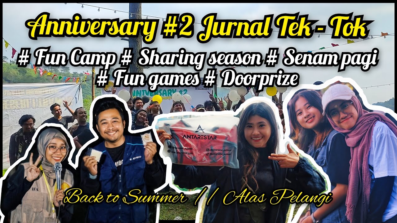 Anniversary 2 Jurnal Tek - Tok di Alas pelangi