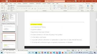 ISTQB Foundation Level Certification Prep Chapter 1 1