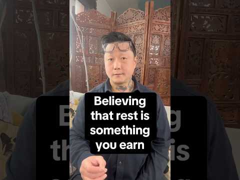 Believing That Rest Is Something You Earn