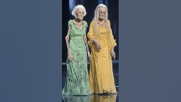 Magical performance by two old ladies #agt  #americasgottalent  #funny