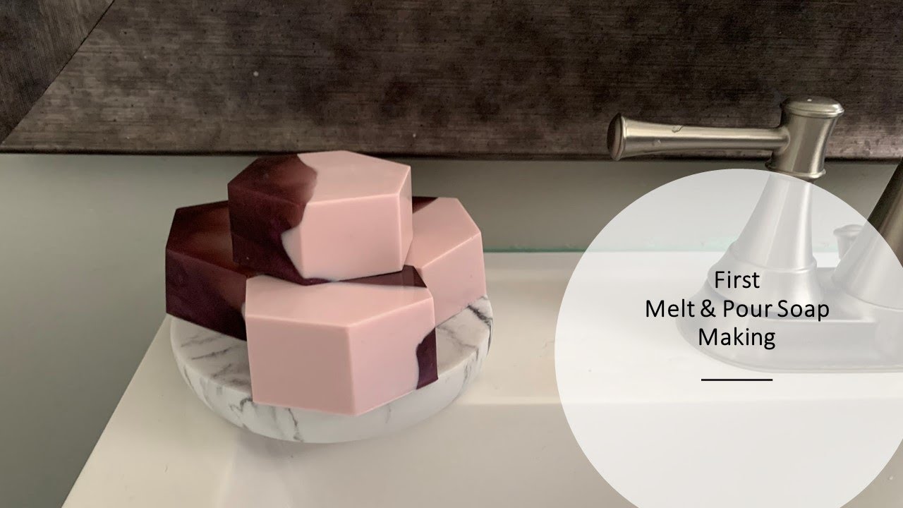 My First Melt and Pour Soap Following A Bramble Berry Kit Soap