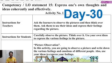 Bridge Course Day-30 LO Statement-15 Activity-1