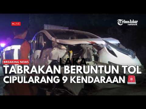 🔴 LIVE: Kecelakaan Beruntun Tol Cipularang KM 93B, 9 Kendaraan Terlibat 2 Tewas