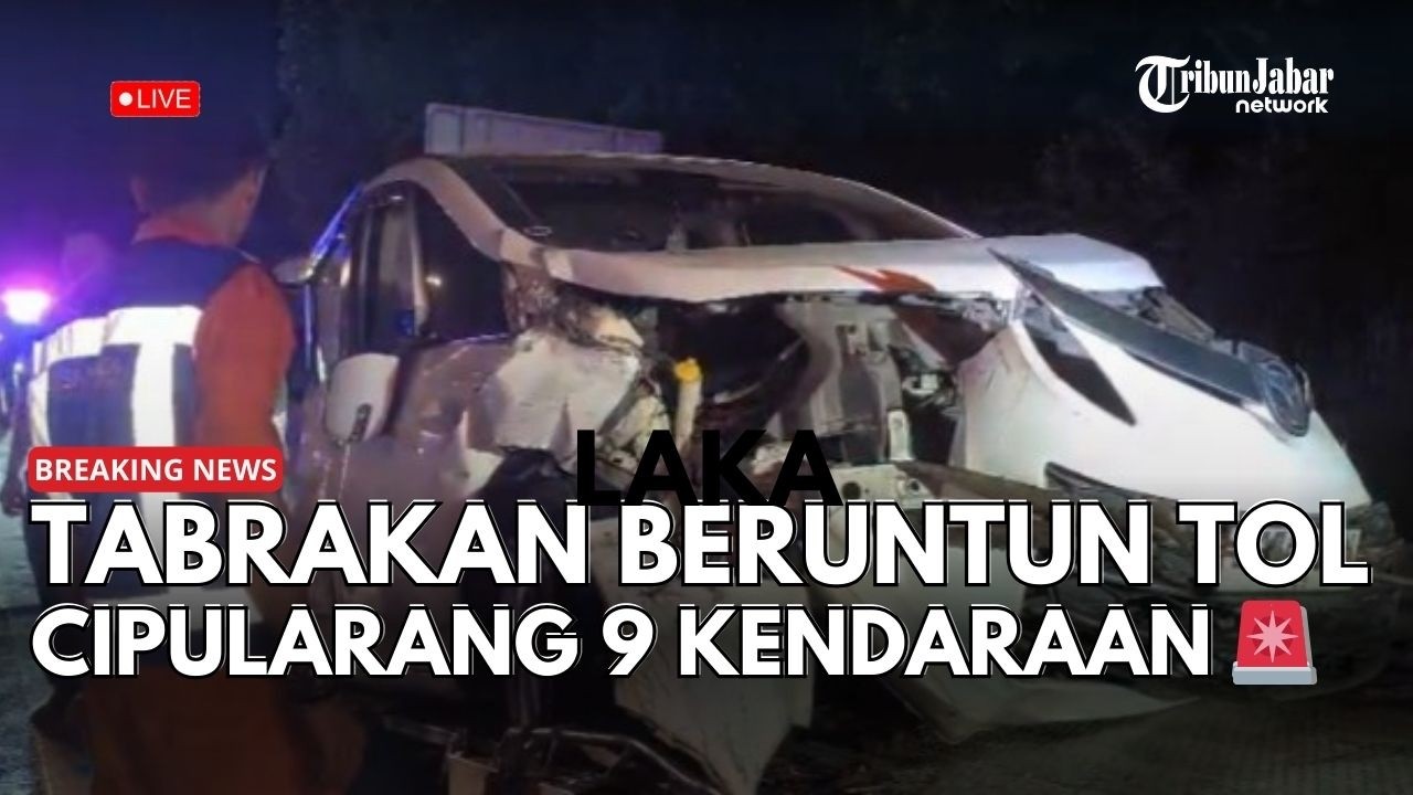 🔴 LIVE: Kecelakaan Beruntun Tol Cipularang KM 93B, 9 Kendaraan Terlibat 2 Tewas