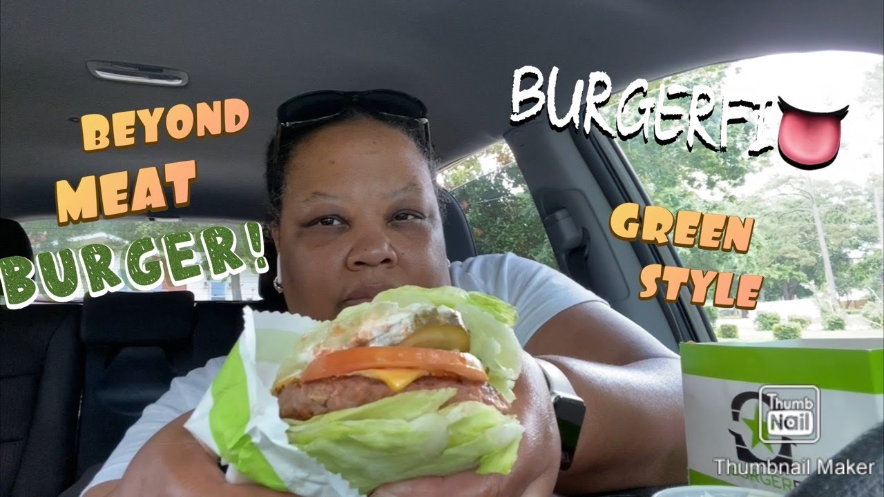 BURGERFI Beyond Meat/Veggie Burger Mukbang