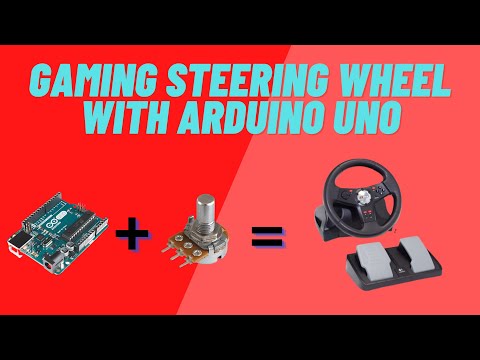 How To Make Gaming Steering Wheel Wth Arduino Uno || Game Controller