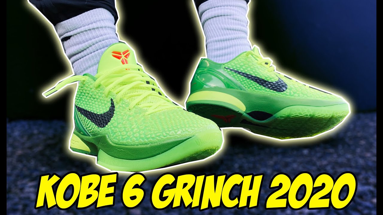 kobe grinch on feet