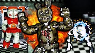 DESTROYING THE SISTER LOCATION... || FNAF Afton's Revenge Part 3