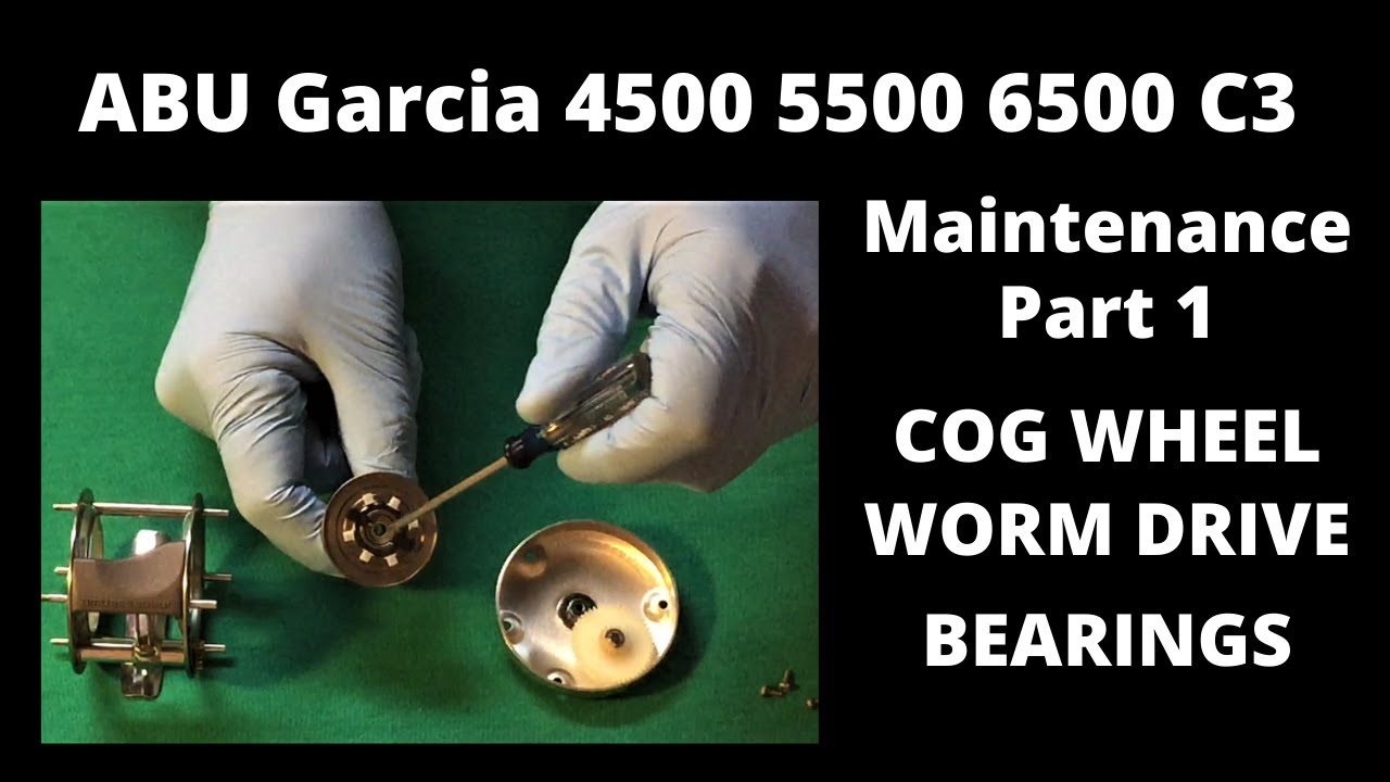 ABU Garcia 4500 5500 6500 C3 Maintenance Left Side Plate Frame Cog