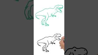 Easy Dinosaurier ausmalen template drawing ideas #shorts #drawing #art #clipart #drawingskill
