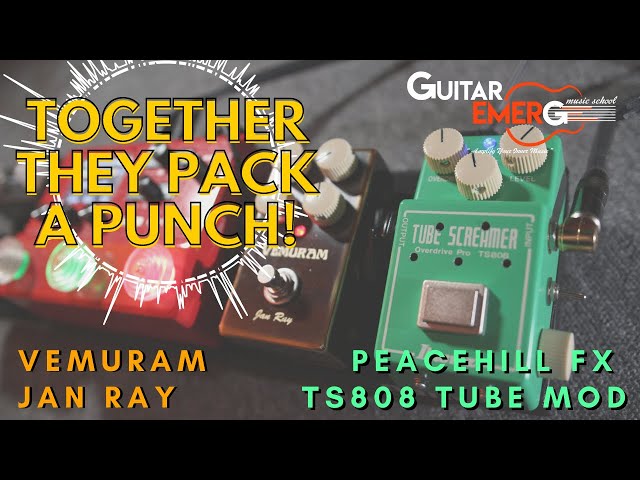 PeaceHillFX TS808 Tube Mod + Vemuram Jan Ray (Do They Pair Well