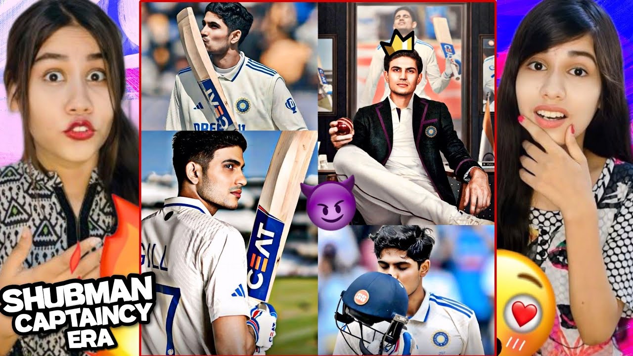 Shubman Gill Test Captaincy Viral Reels Reaction 🔥  | Indian Cricket New Era | Ashmah