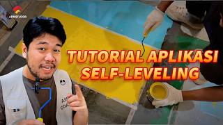 TUTORIAL APLIKASI EPOXY ARMS SELF LEVELING #epoxyfloor #selfleveling #armsfloor