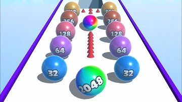 Ball Merge 2048🎱⚽ - All Levels Gameplay Android,ios (Part 4)