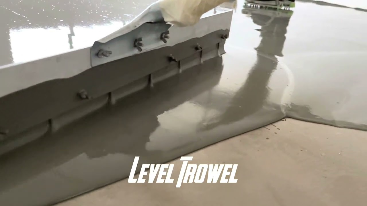 Resurfacing Screed Floor with a Self-Leveling smoothing compound