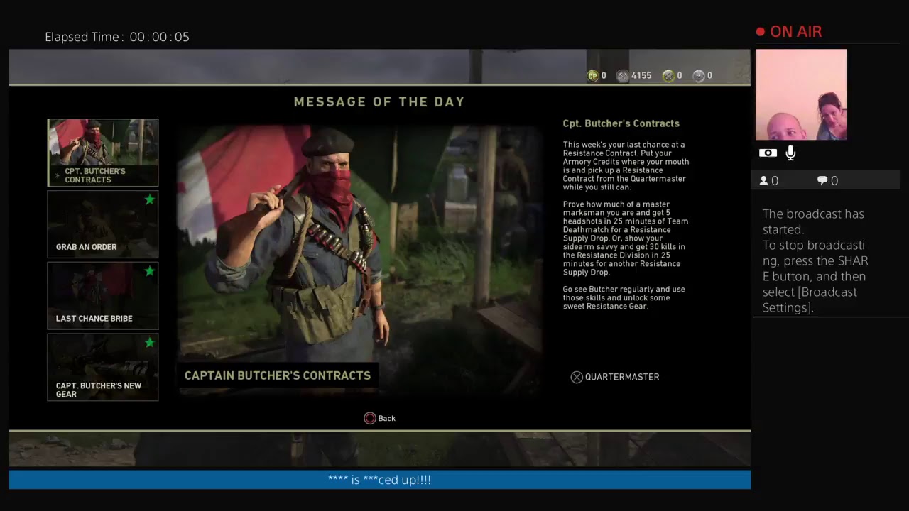 Sneak778's Live PS4 Broadcast