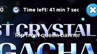 R.i.p Frost Queen Banner. Short