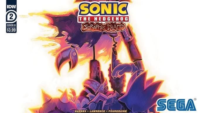 Javantay Reid Stanley on X: Sonic being aware Mecha Sonic (IDW) Sonic The  Hedgehog Scrapnik Land issue 1  / X