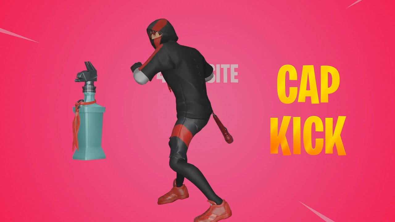 Fortnite Cap Kick Emote 🍾 Reto Tapón 🍾 Desafío Tapa 🍾 Desafio Tampinha