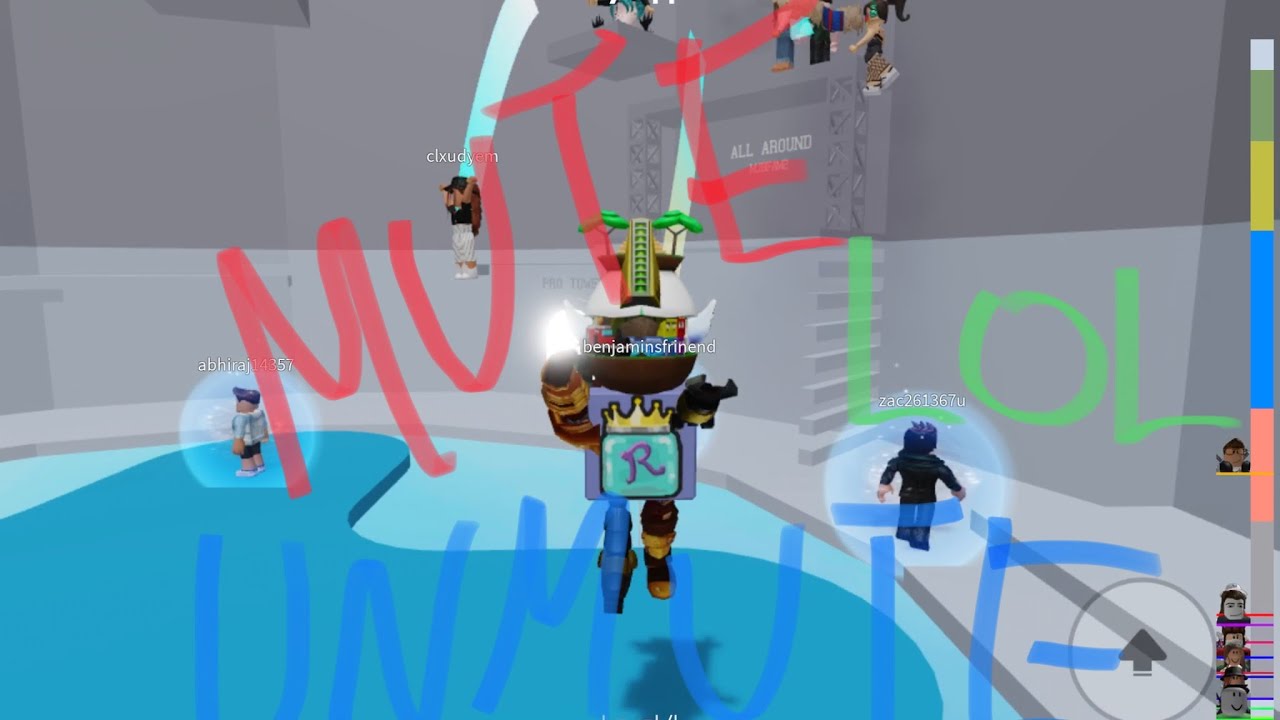 How To Mute Unmute People On Roblox Youtube - how to mute roblox players