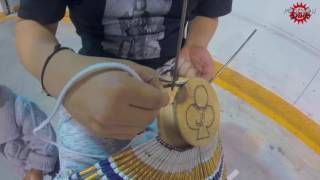 How To Set Up Mens Fancy Dance Bustles