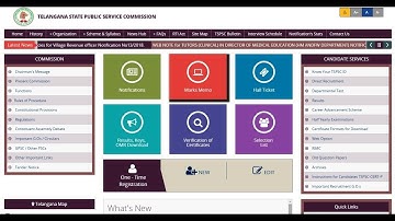 TSPSC VRO 2018 Web Option Dates latest update
