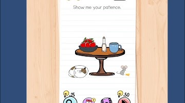 Brain Test Level 85 Show me your patience  Walkthrough