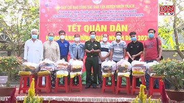 Huyện Nhơn Trạch tổ chức tết Quân dân 2022