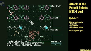 Petscii Robots MSX-1 update 2