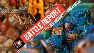 *NEW STUDIO!!* Ultramarines vs World Eaters | Warhammer 40,000 Boarding Actions Battle Report