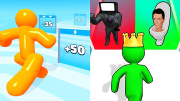 Tall Man Run VS Giant Rush Max All Levels Gameplay Android,iOS NEW UPDATE