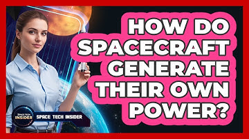 How Do Spacecraft Generate Their Own Power?