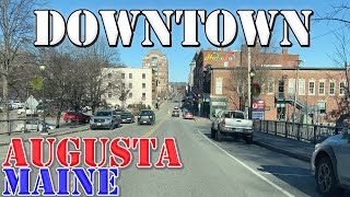 Augusta - Maine - 4K Downtown Drive