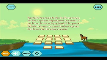 Horse like a knight in chessboard | River IQ crossing | Chapter-1 Logic-13