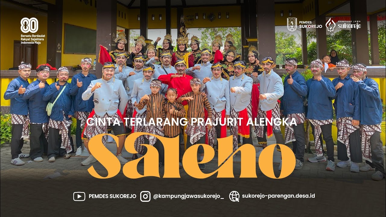 🎉 Karnaval HUT RI ke-80 Kecamatan Parengan | Desa Sukorejo Tampilkan Saleho 👹