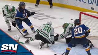 Blues' Robert Thomas Shows Off Soft Hands Before Scoring Top Shelf vs. Stars