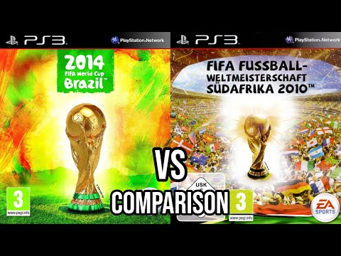 FIFA World Cup 2014 Vs FIFA World Cup 2010 PS3 - YouTube