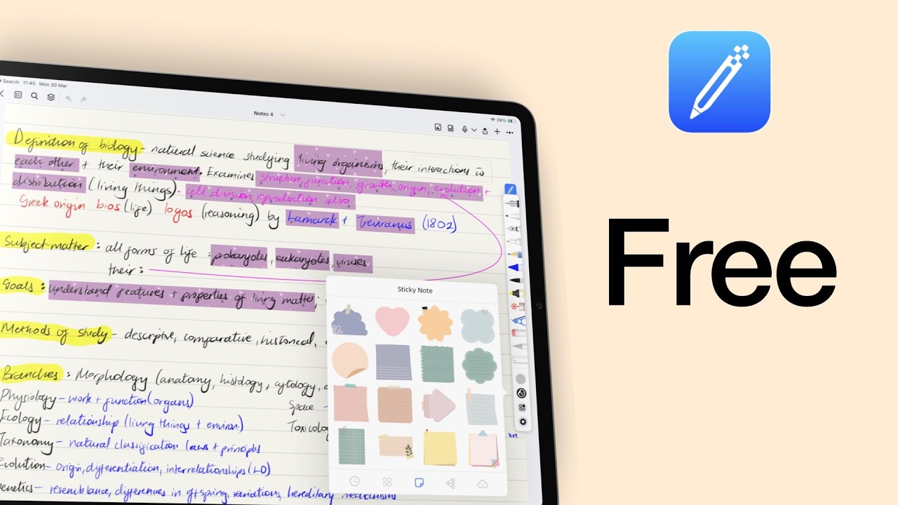 Wellnote review (compilation): a free handwriting app for the iPad ...