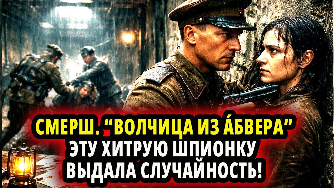 СМЕРШ. “ВОЛЧИЦА ИЗ А́БВЕРА” -  ЭТУ ХИТРУЮ ШПИОНКУ  ВЫДАЛА СЛУЧАЙНОСТЬ!