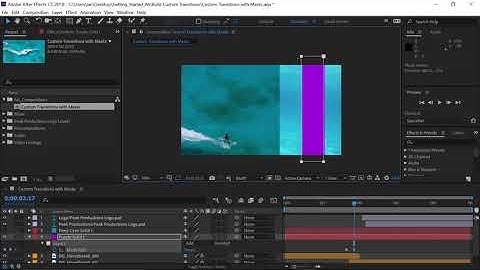 Create custom transitions in After Effects | Custom transitions with masks