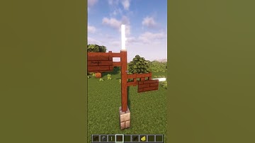 Minecraft Cool Signpost 🪧 #moments #shorts