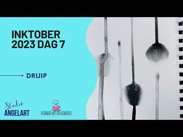 Inktober 2023 dag 7 druip