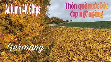 Đường làng ở Đức | autumn | Thôn quê nước Đức | Khám phá vùng quê | Nước Đức | cuộc sống ở Đức