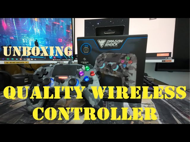 CONTROLLER DRAGON PS4/PC/MOBILE SHOCK MIZAR DRAGONWAR COMPATIBLE YouTube - WIRELESS FOR