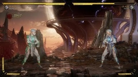 MK11 custom Frost: Ice Auger to Auger Lunge is unbreakable