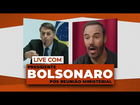 DIOGO PORTUGAL - LIVE COM BOLSONARO (PÓS REUNIÃO MINISTERIAL)