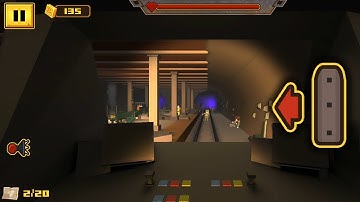 Metro unlock, ride and exploration of each station in BLOCKAPOLYPSE™!