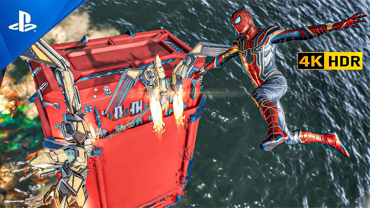 MARVEL SPIDER MAN 2 TWO MCU SUIT SAVE MARTIN LII 4K HDR