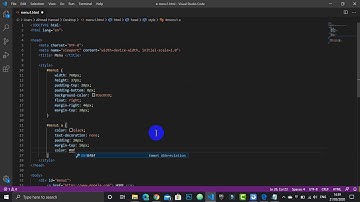 طريقة انشاء/عمل قائمة عن طريق ال HTML + CSS --- HOW TO CREATE A RESPONSIVE MENU USING HTML + CSS