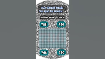 👁Only Genius people can spot this HIDDEN number! #shorts #iqtest #gk #puzzle #maths #quiz #challenge